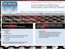 Tablet Screenshot of food-safety-school.com